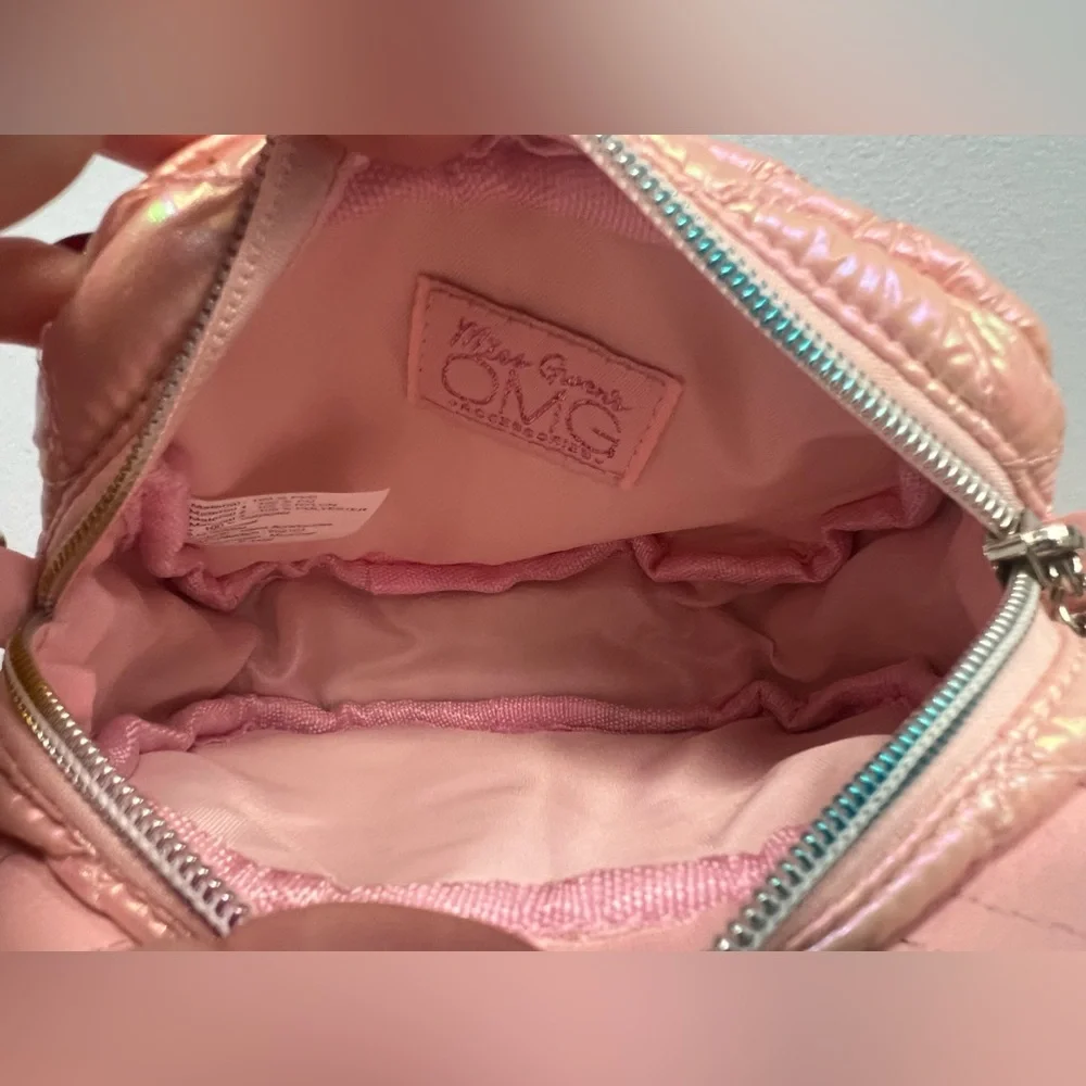 MISS GWENS OMG ACCESSORIES Small Pink Iridescent Unicorn Crossbody Purse Used